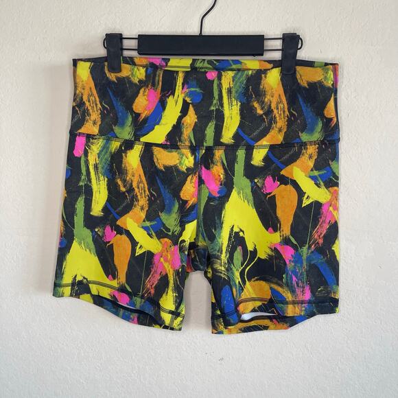 Lululemon Wunder Train High-Rise 6" shorts in Undertone Black Multi - Size 14 - Picture 4 of 6